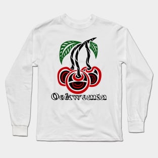 Black Cherry (Ookwemin) Long Sleeve T-Shirt